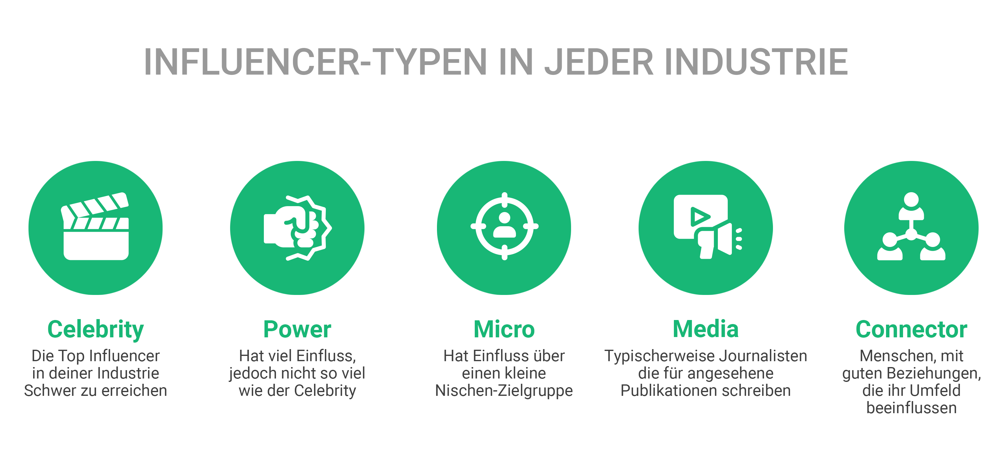 Storyclash Influencer Types